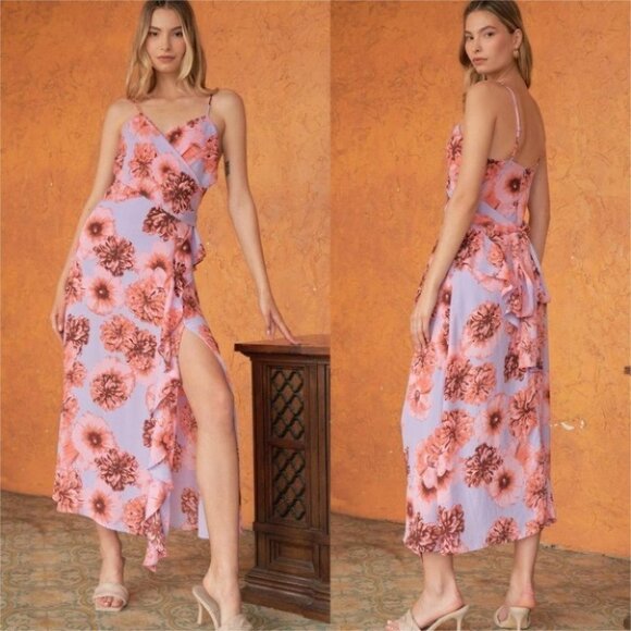 Floral Print Dress - Picture 1 of 8